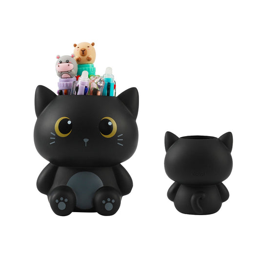 iTotal Pot à crayons Chat Noir XL3013