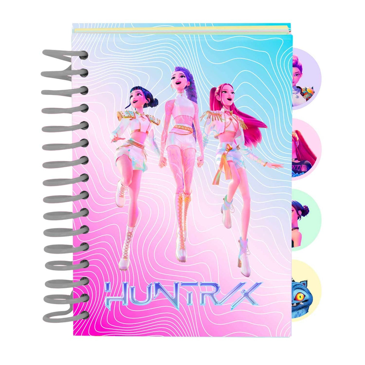 Caderno A6 com Separadores K-POP