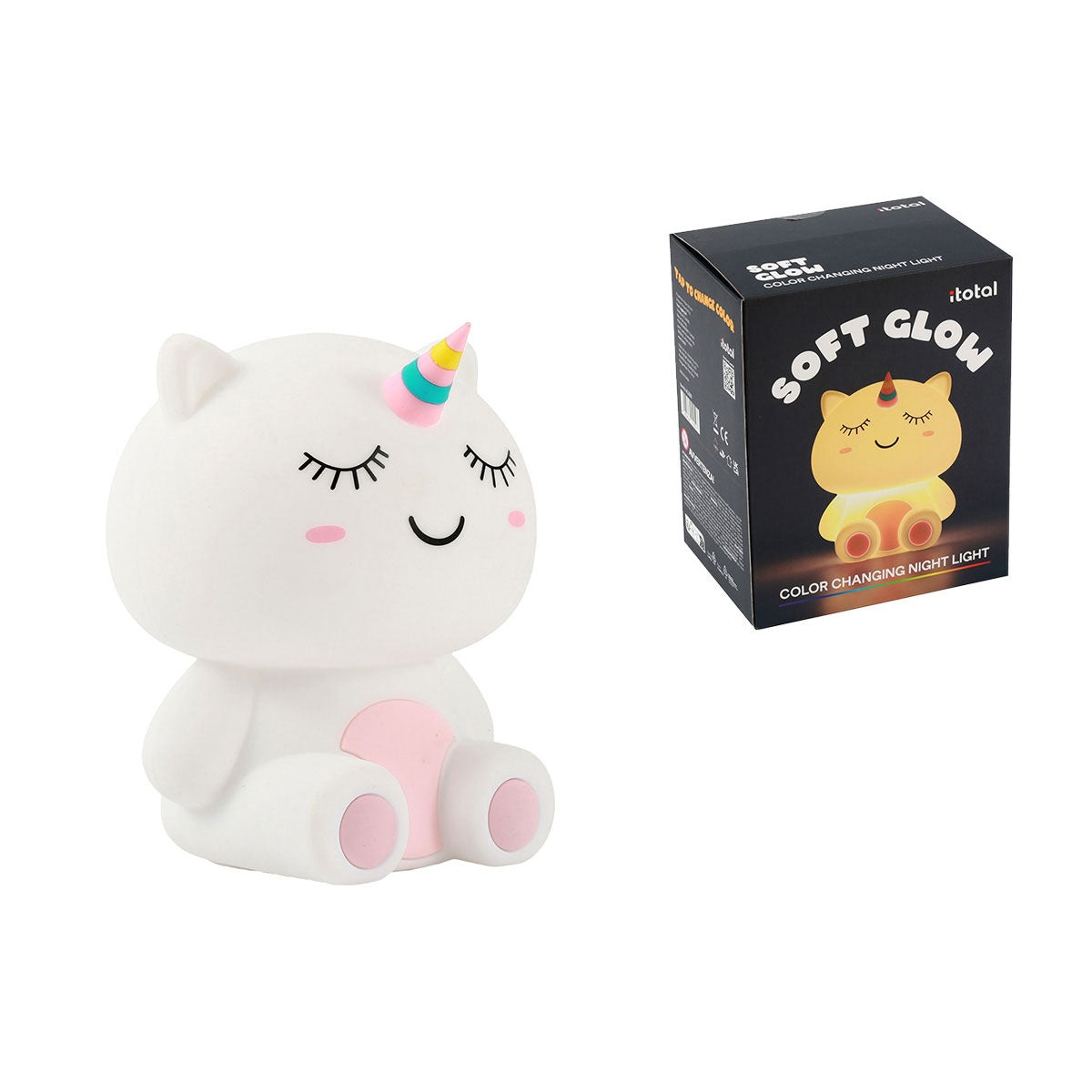 Luz Nocturna Unicornio en Silicona con LED | iTotal