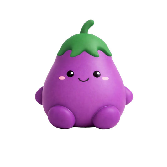 Anti-stress Squishy Beringela Fresh Market Elkie Eggplant | iTotal