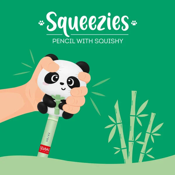 Lápis Com Anti-Stress Squeezies Squishy Legami - Panda