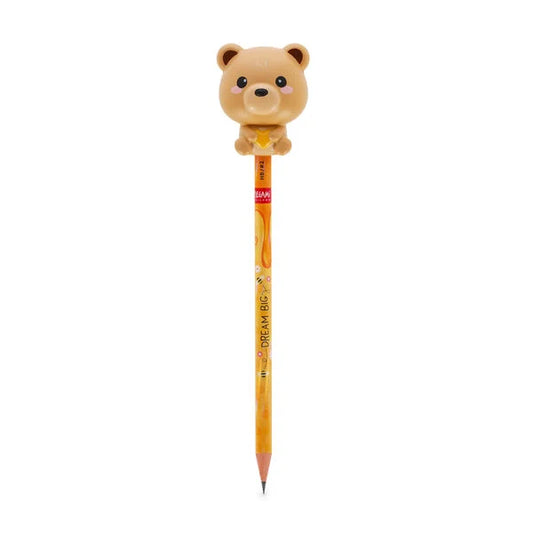Lápis Com Anti-Stress Squeezies Squishy Legami - Bear Urso