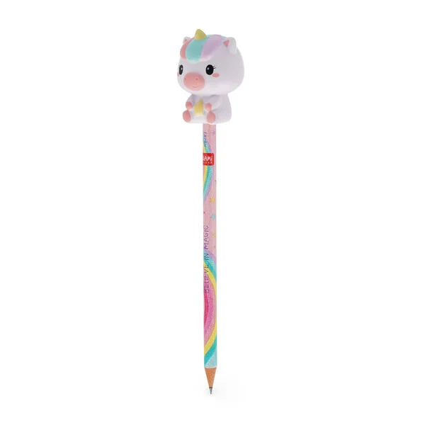 Lápis Com Anti-Stress Squeezies Squishy Legami - Unicornio