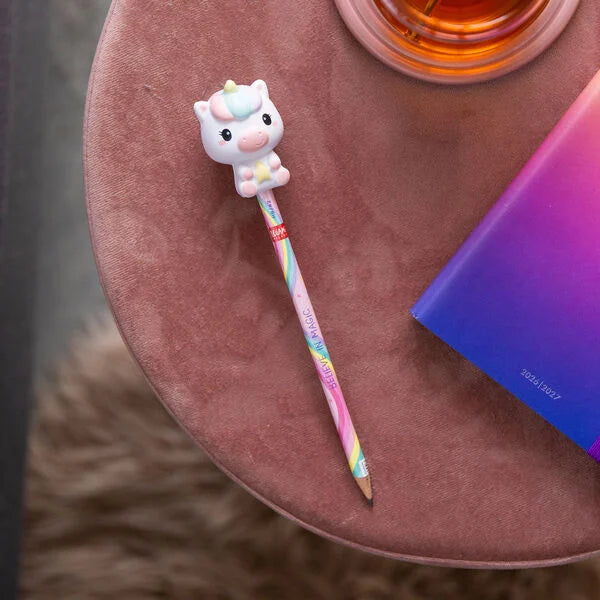 Lápis Com Anti-Stress Squeezies Squishy Legami - Unicornio