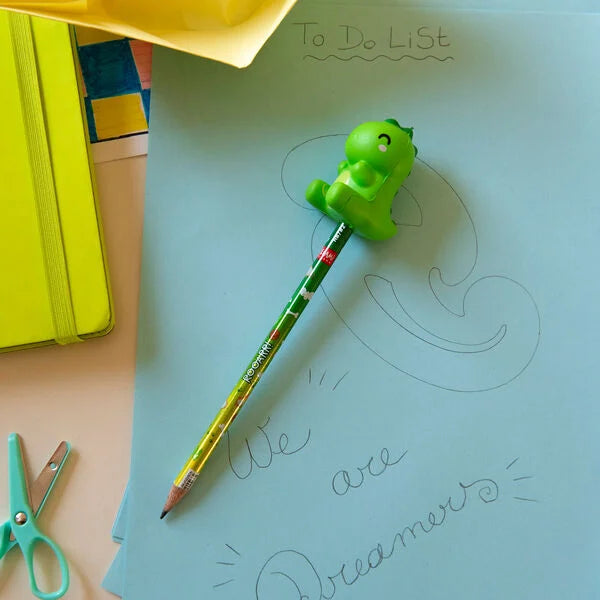 Lápis Com Anti-Stress Squeezies Squishy Legami - Dino
