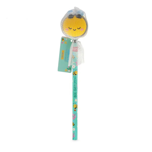 Lápis Com Anti-Stress Squeezies Squishy Legami - Abelha Bee