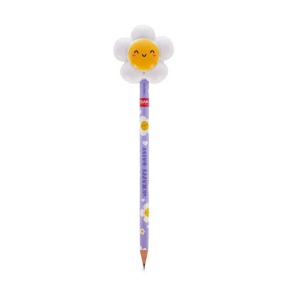 Lápis Com Anti-Stress Squeezies Squishy Legami - Daisy