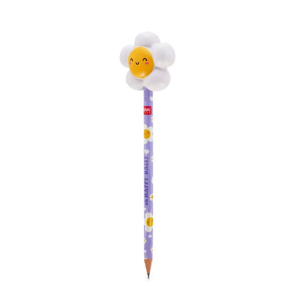 Lápis Com Anti-Stress Squeezies Squishy Legami - Daisy