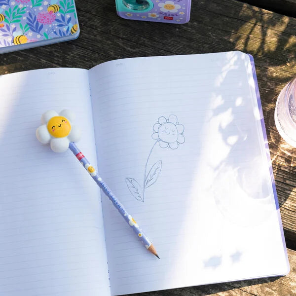 Lápis Com Anti-Stress Squeezies Squishy Legami - Daisy