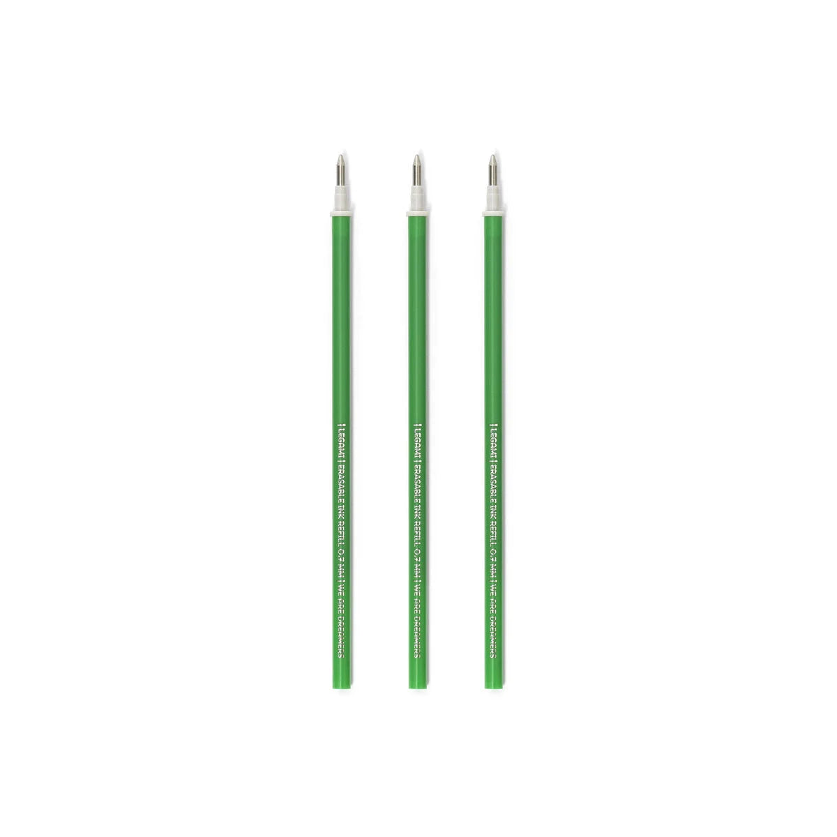 Pack 3 Recargas Caneta Apagável Verde | Legami
