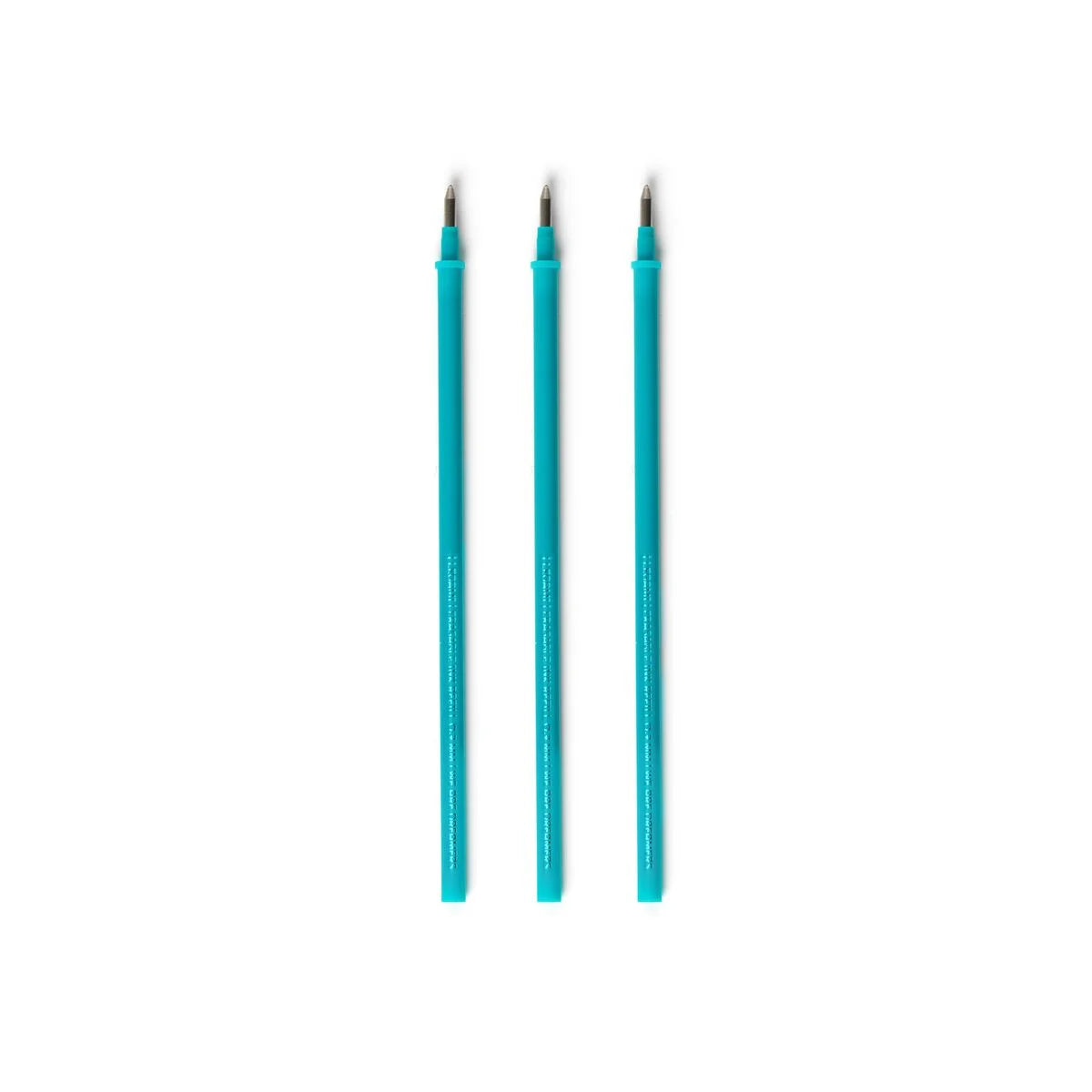 Pack 3 Recargas Caneta Apagável Turquesa | Legami