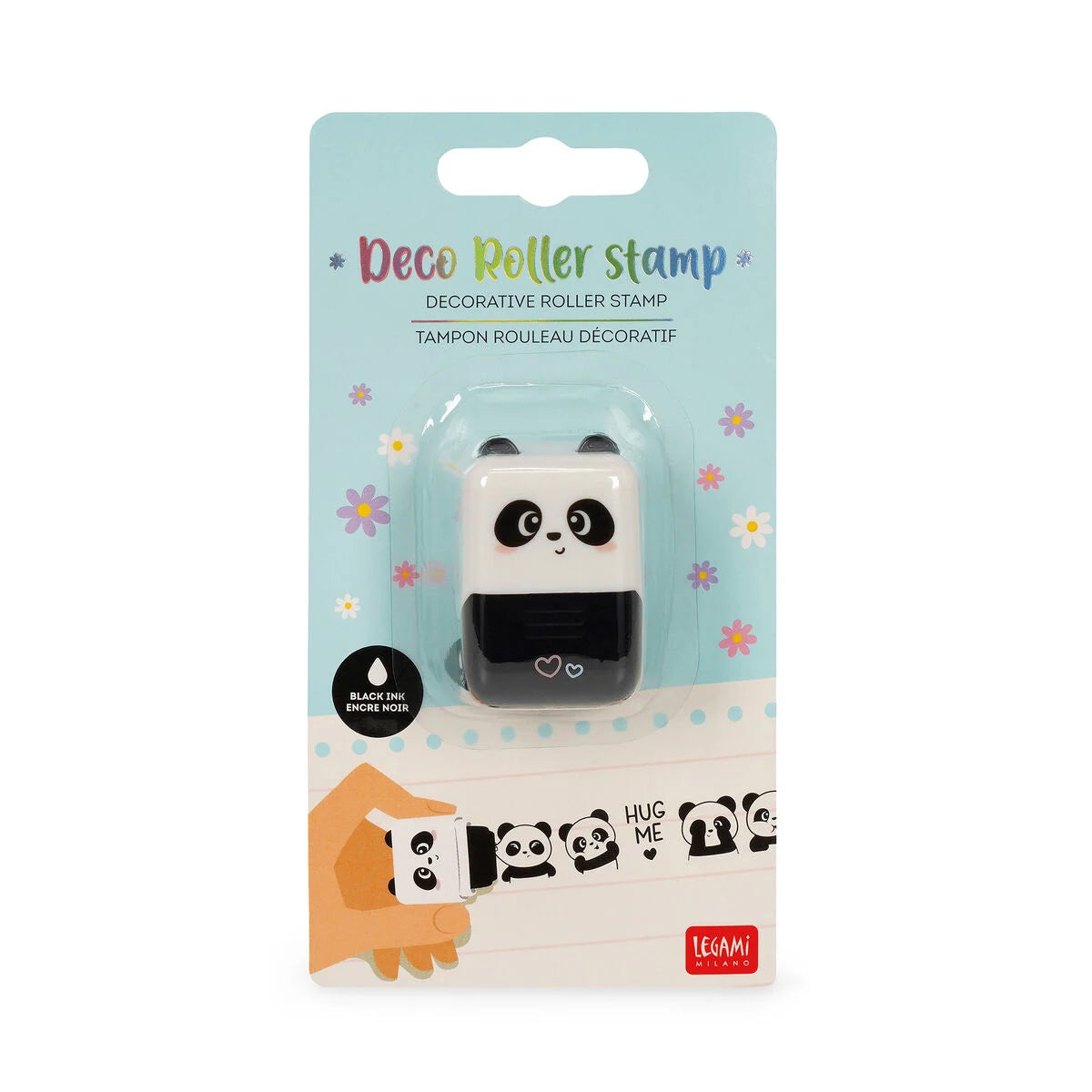 Sello decorativo de rodillo Panda | Legami