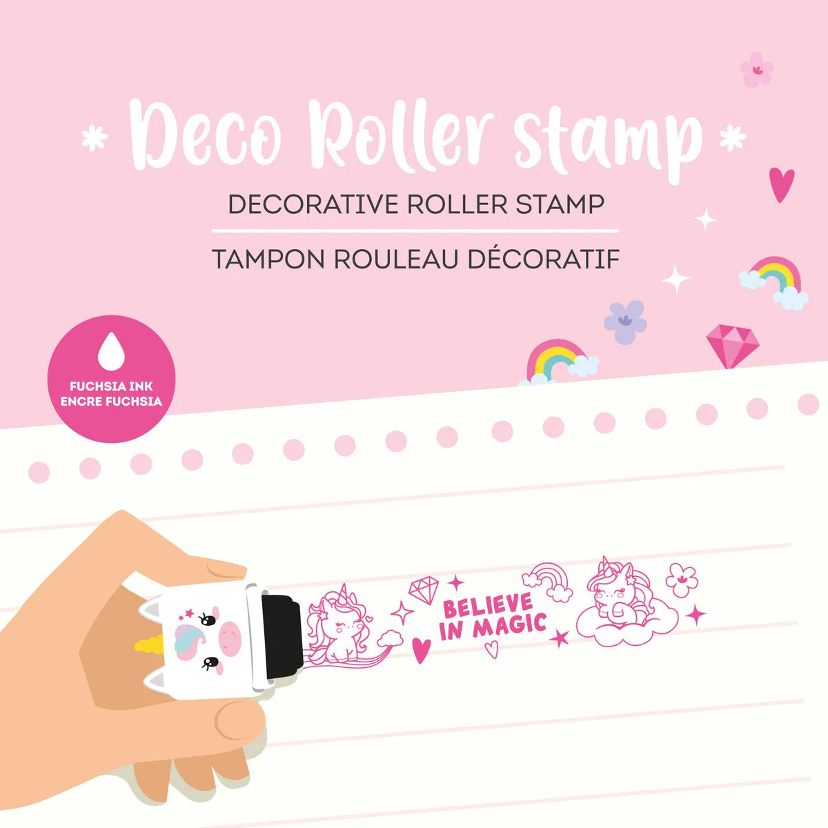 Carimbo Decorativo de Rolo Unicórnio | Legami