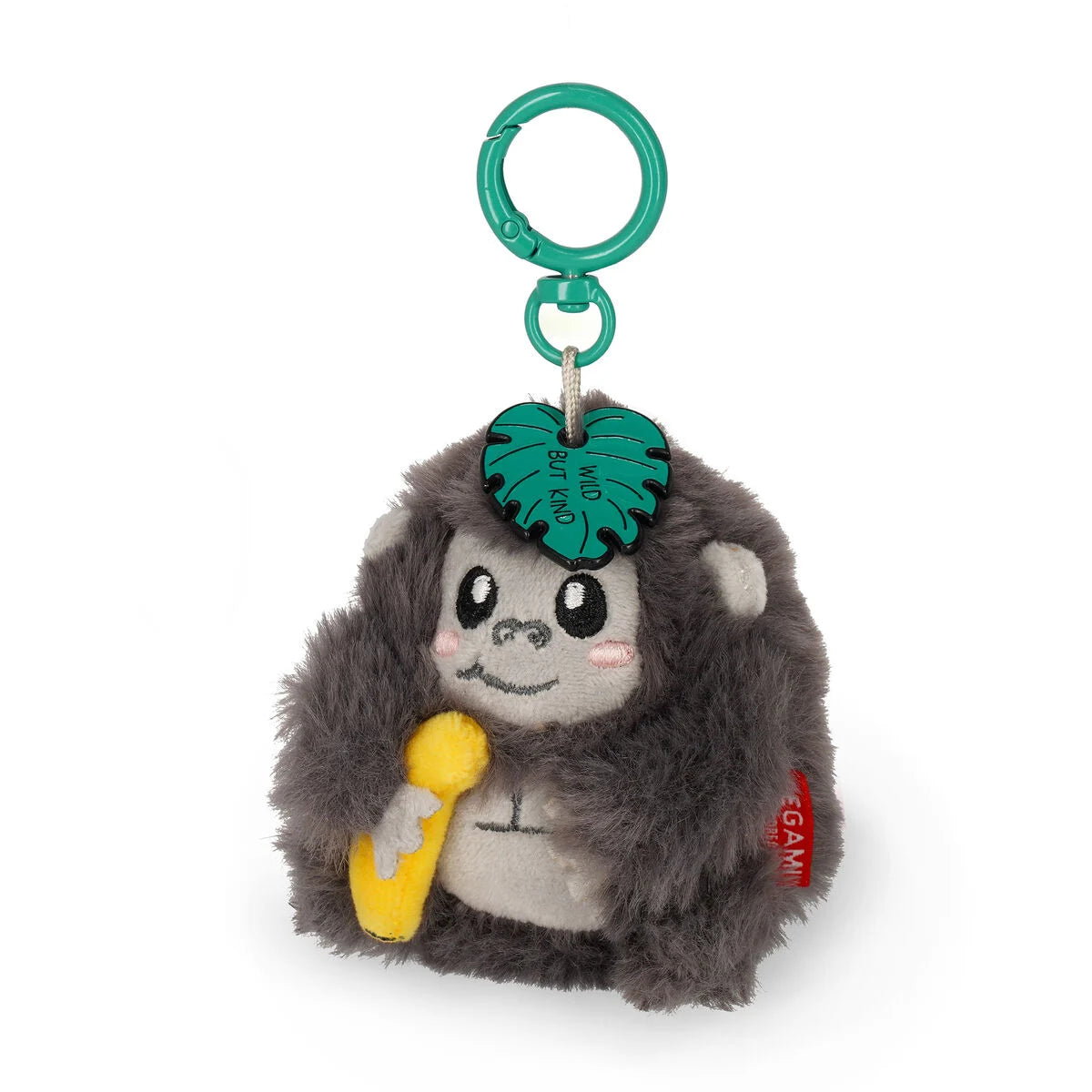 Legami Super Soft Tiny Plush Key Ring Gorilla