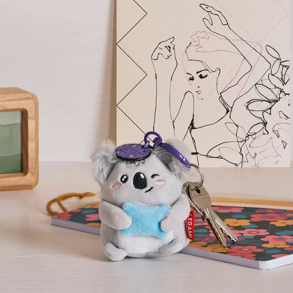 PRÉ-VENDA Porta-Chaves de Peluche Koala Tiny Super Soft Sleeping la Vida Loca | Legami