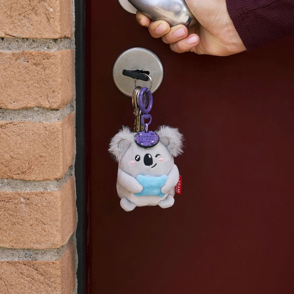 PRÉ-VENDA Porta-Chaves de Peluche Koala Tiny Super Soft Sleeping la Vida Loca | Legami