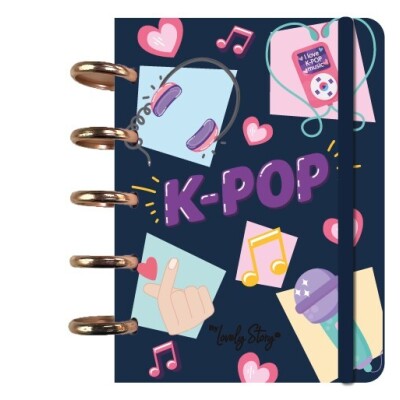 Cuaderno Inteligente K-POP A6 Azul | Lovely Story