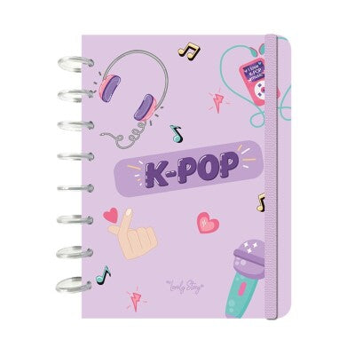Cuaderno Inteligente K-POP A5 Morado | Lovely Story