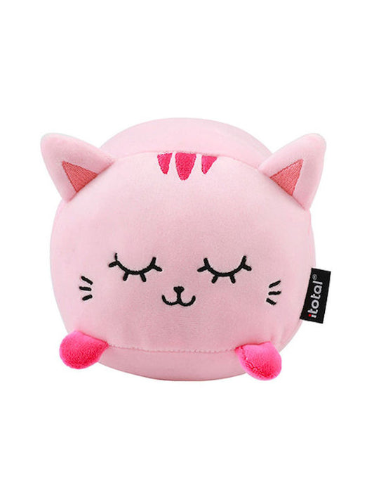 iTotal coussin en peluche Chat rose XL2203E