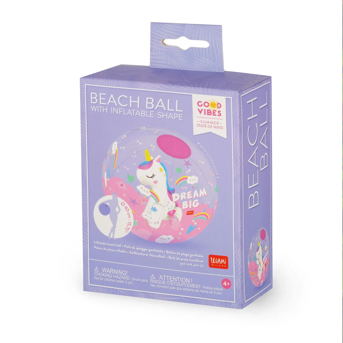 Pelota de Playa Hinchable Unicornio | Legami