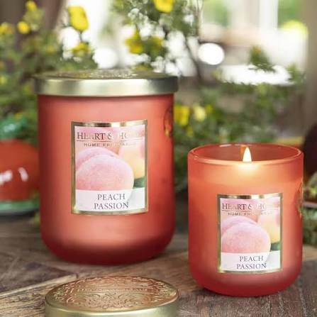 Vela Heart & Home 110g Pêssego