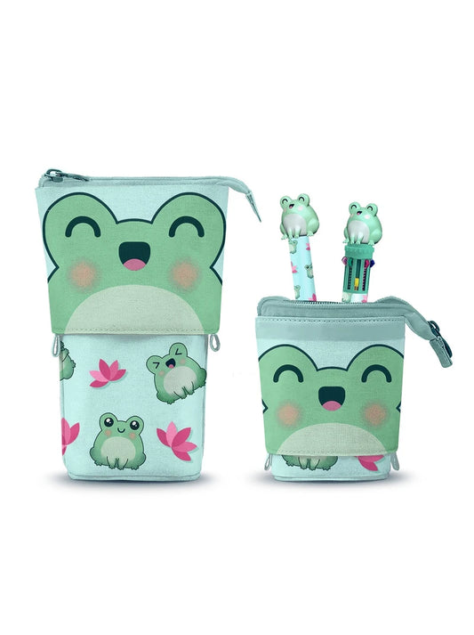 Oh my pop! Set Trousse + 2 Stylos - Grenouille Froggy