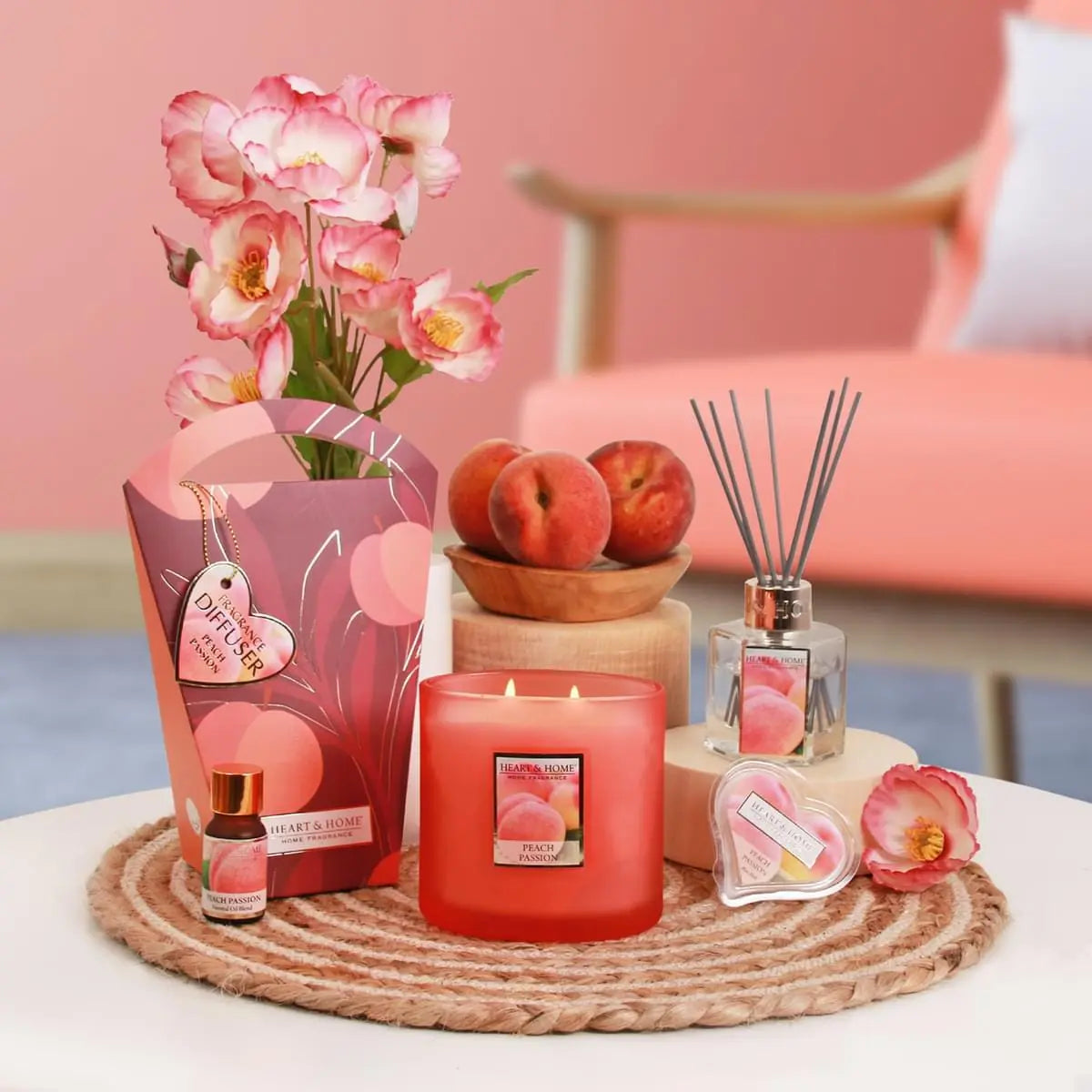 Difusor de Fragrância Pêssego | Heart & Home