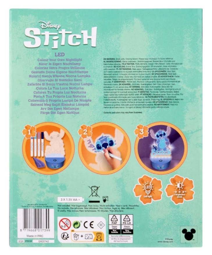 Luz de presencia Diamond Painting LED Stitch Disney