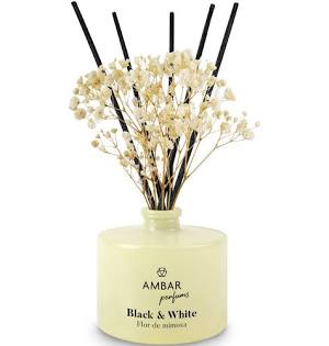 Ambar Perfums Ambientador 40ml Black & White Flor Mimosa