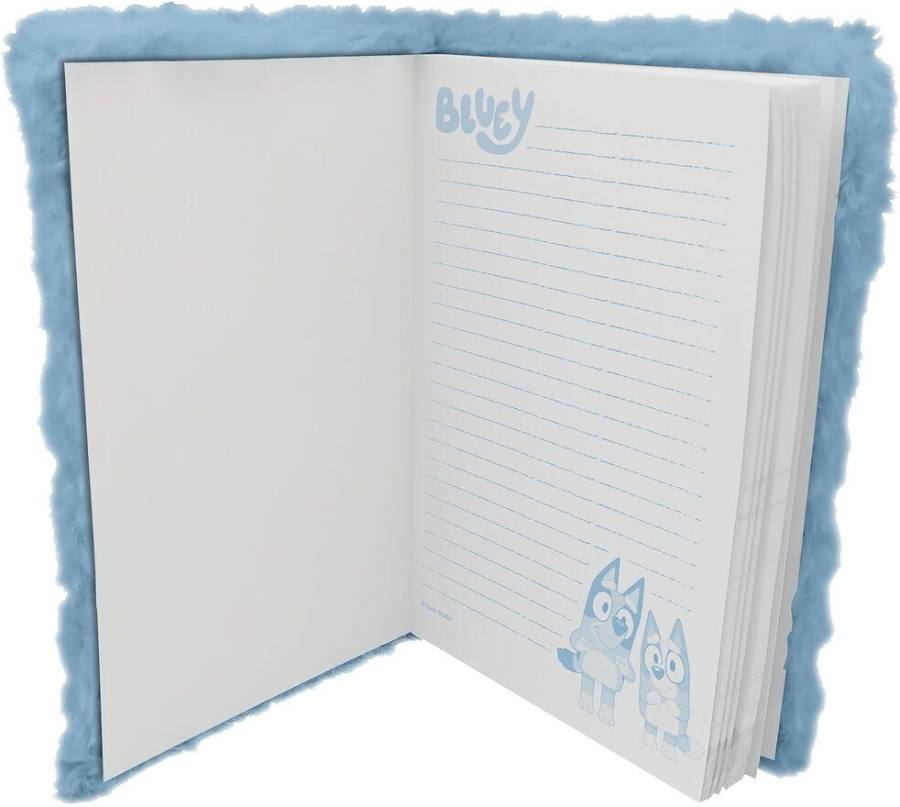 Cuaderno A5 con Pelo Bluey